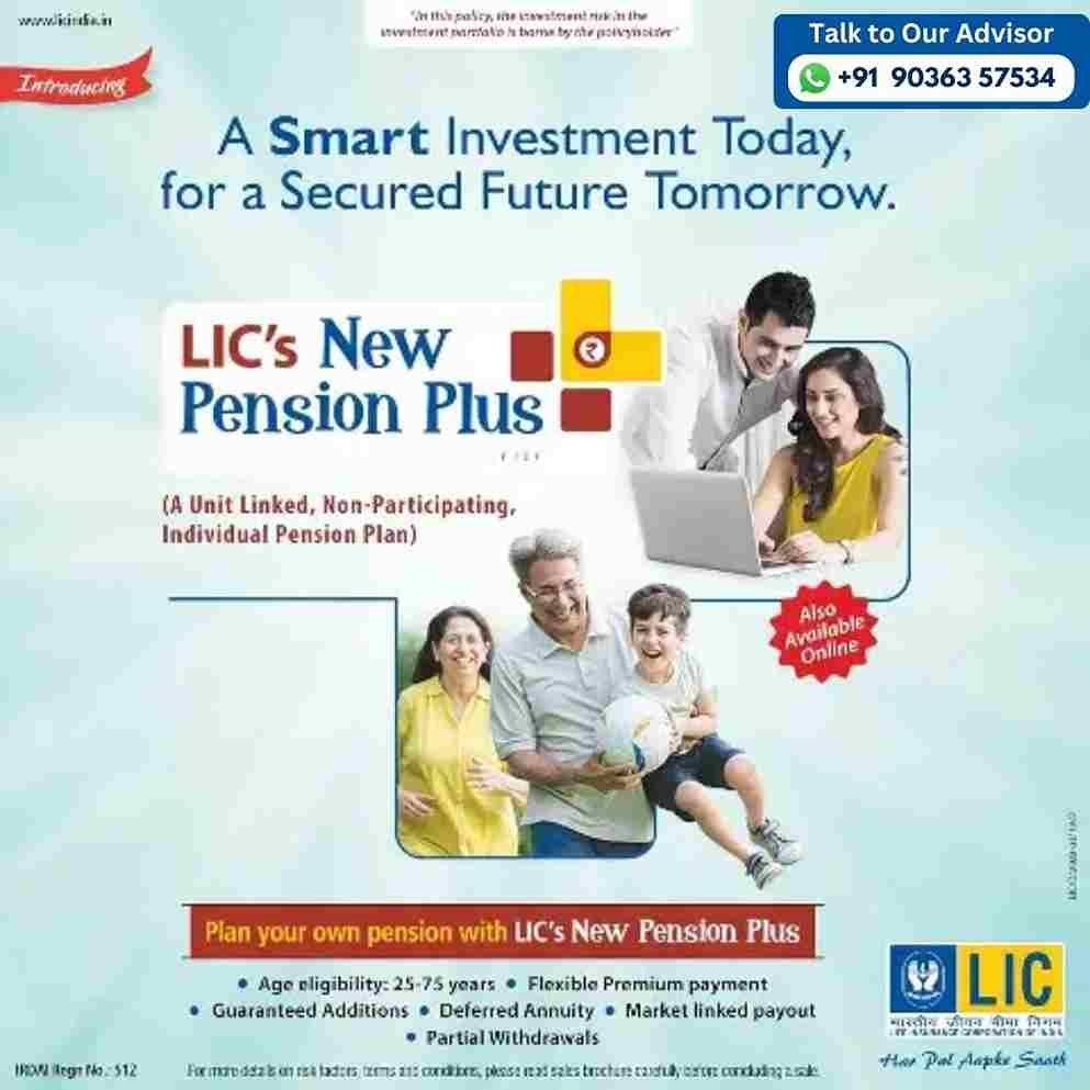 New Pension Plus 867 New Pension Plus - Best LIC Insurance Agent Near Me in Bangalore - LIC Advisor in Bangalore - Insurance Agent in Bangalore - Rupee Guide